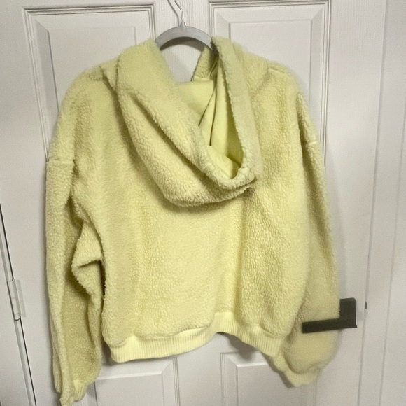 Anthropologie porridge Quinn Sherpa Fleece Hoodie size XL - Picture 6 of 9